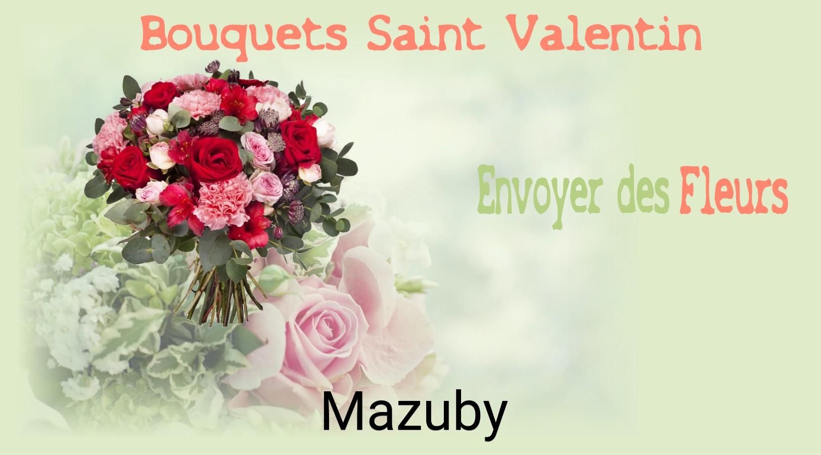 Roses de Saint-Valentin livrées à Mazuby